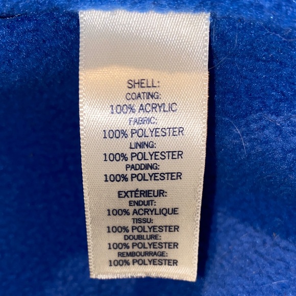 OshKosh B’Gosh Boys Blue Dinosaur Puffer Winter Coat Jacket with Hood Size 3T - Picture 8 of 8